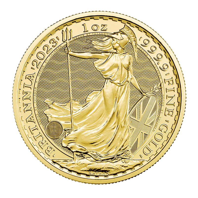 Image for 1 oz. Gold Britannia Coin (2023) from TD Precious Metals